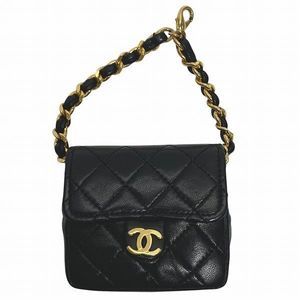 Chanel Mini Matelasse Lambskin Chain Bagcharm Pouch Branded Accessories Key